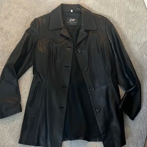 Woman’s Black leather jacket